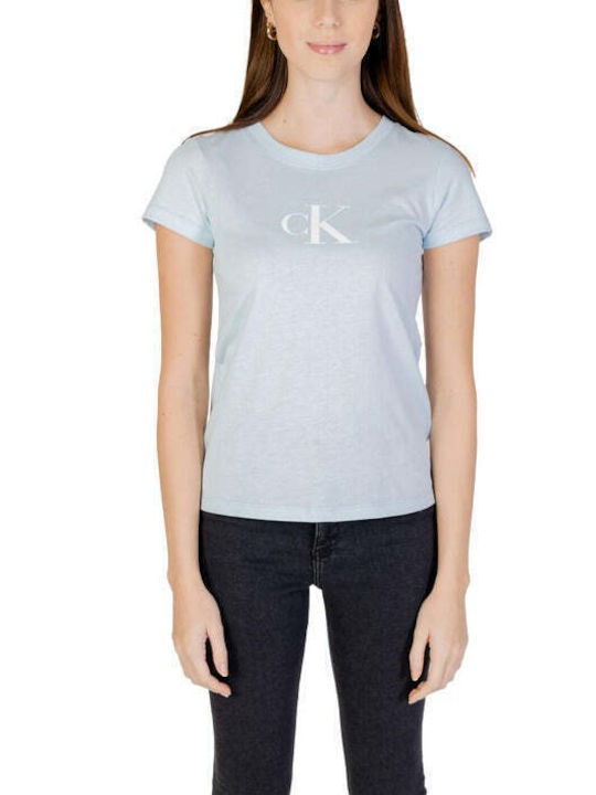 Calvin Klein Damen T-Shirt Weiß