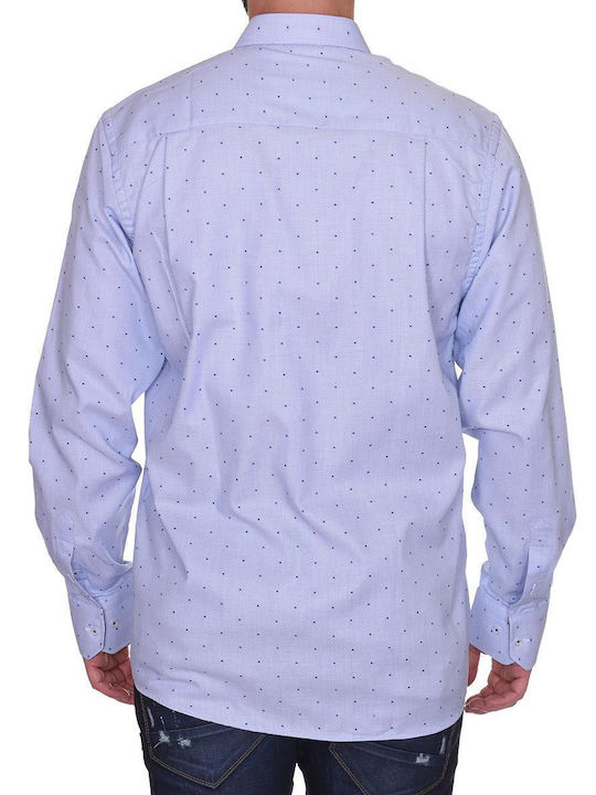 Truzi Men's Shirt Long Sleeve Blue.