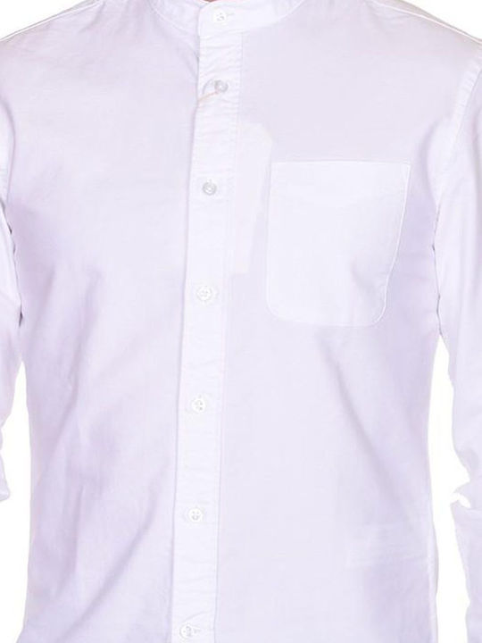 Langärmlig Hemd White