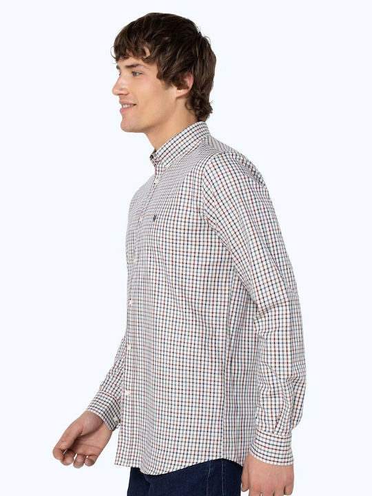 The Bostonians Men's Shirt Long Sleeve Beige