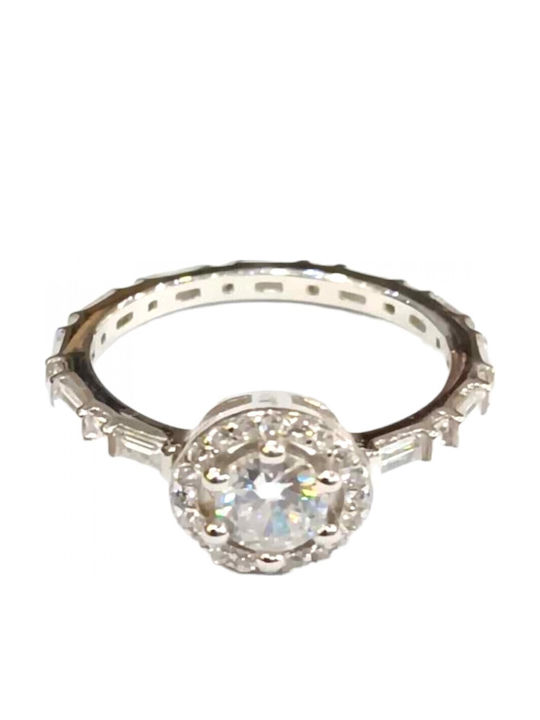Prince Silvero Damen Ring mit Zirkonia aus Silber