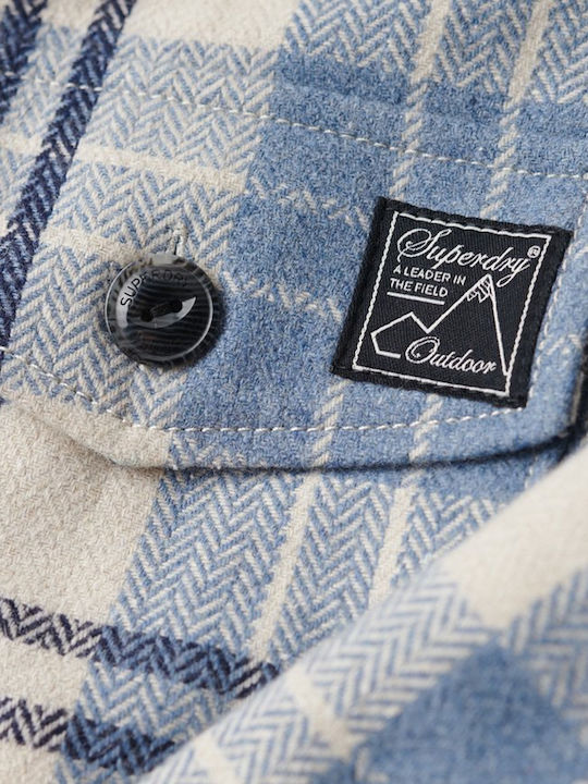 Sherpa Women's Checked Ivory. Overshirt