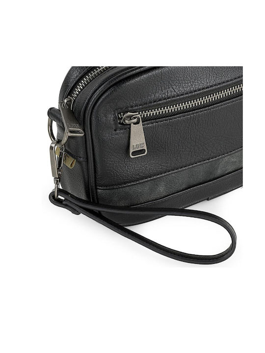 Lois Herren Brieftasche Reisen Schwarz