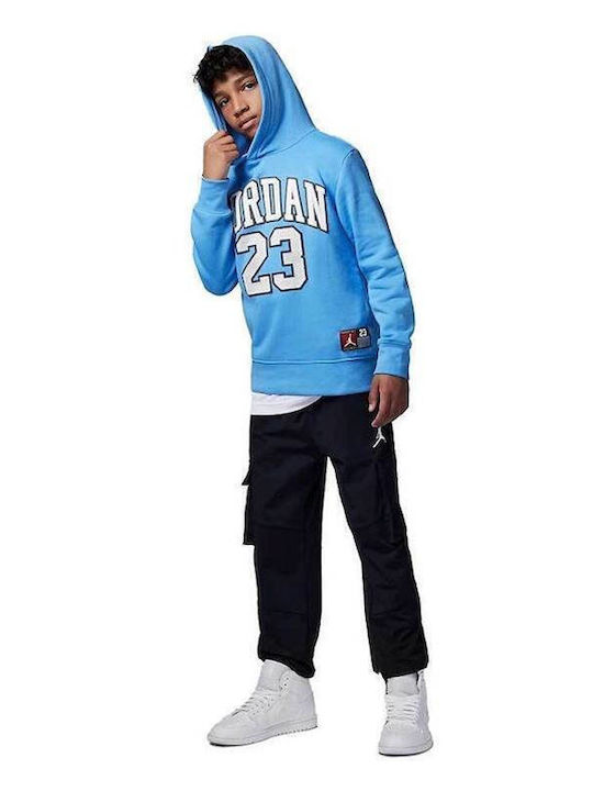 Fleece Kids Sweatshirt with Hood and Pockets 85C479