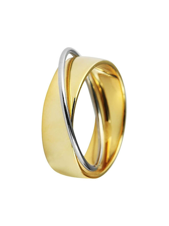 Just Watch Women's Gold Plated Steel Ring