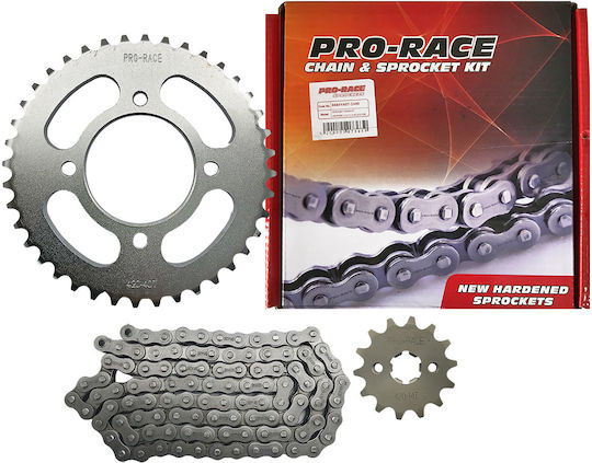 Pro-Race Σετ Γρανάζια Αλυσίδα για Yamaha Crypton S 115