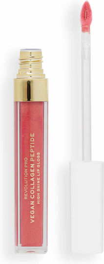 Revolution Beauty Vegan Collagen Peptide High Shine Lip Gloss Bombshell 4ml