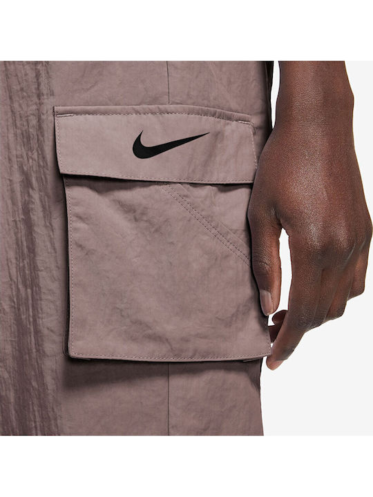 Sportswear Ψηλόμεσο Παντελόνι Φόρμας Μωβ