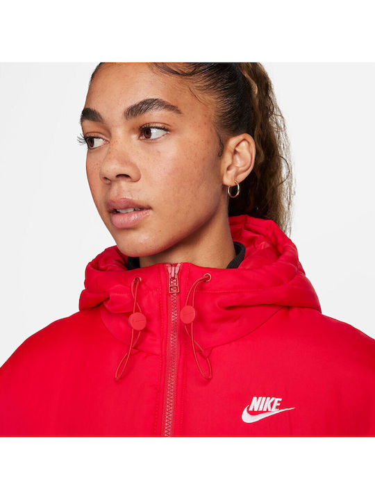 Sportswear Μακρύ Γυναικείο Puffer Μπουφάν για Χειμώνα ''''''