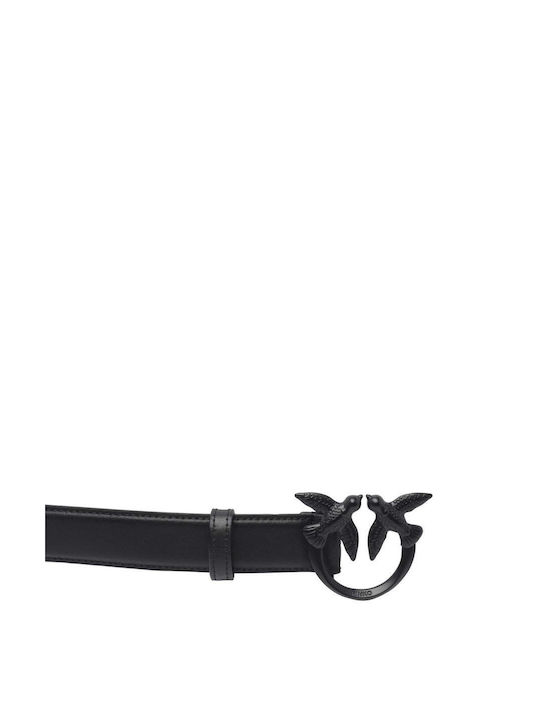 Pinko Love Leather Women's Belt Black