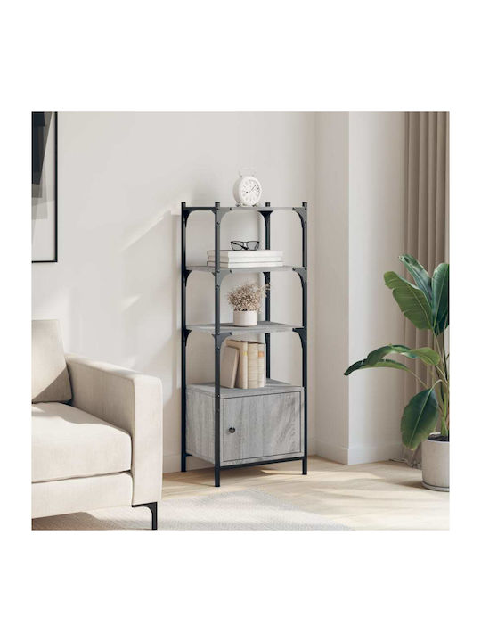 Bookcase 3 Grey 41x30x109.5cm