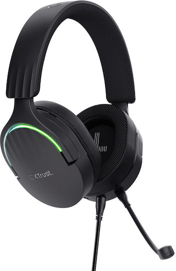Trust GXT490 Fayzo Over Ear Gaming Headset με σύνδεση USB Black for PS4 / PS5