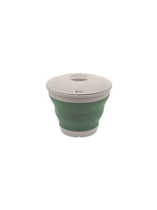 Outwell Plastic Waste Bin Green 11L