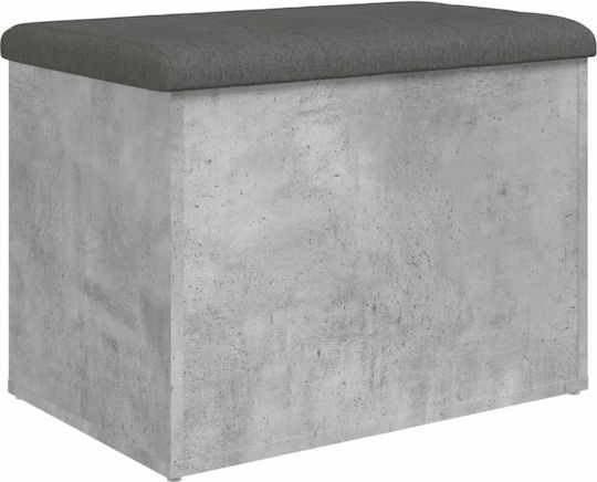 Антре с Шкаф за обувки & Пейка Сив 62x42x45бр