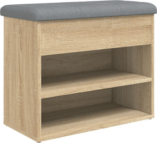 Entry Furniture with Shoe Rack & Bench Oaks 62x32x50cm