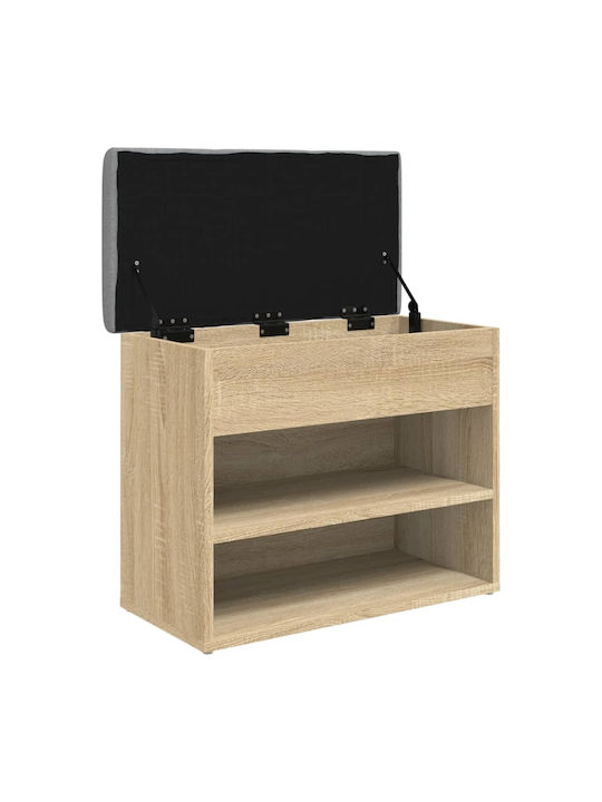 Entry Furniture with Shoe Rack & Bench Oaks 62x32x50cm