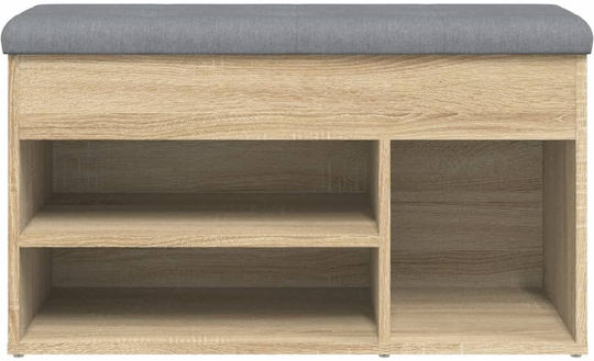 Entry Furniture with Shoe Rack & Bench Oaks 82x32x45.5cm