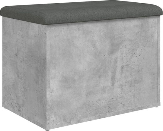 Антре с Шкаф за обувки & Пейка Сив 62x42x45бр