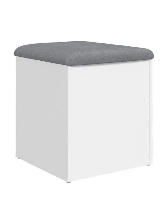 Mobilier de Intrare cu Dulap pentru Pantofi & Bancă Alb 42x42x45cm