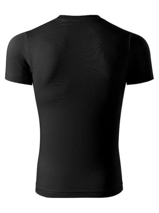 Adler Ανδρικό Διαφημιστικό T-shirt Κοντομάνικο σε Μαύρο Χρώμα