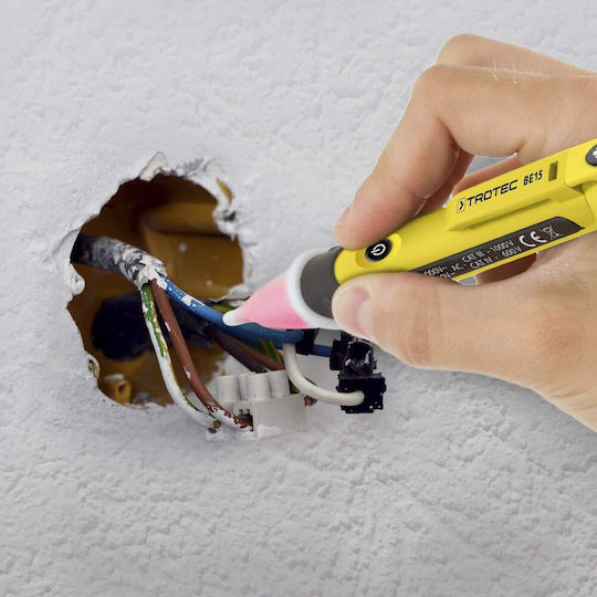 Trotec Ανιχνευτής Τάσης BE15 AC AC με Εύρος Μέτρησης 24 - 1000V