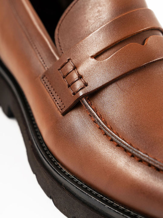 Men's Leather Loafers Brown
