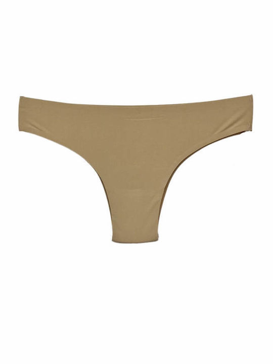 Femeie Brazilia fără cusături Beige