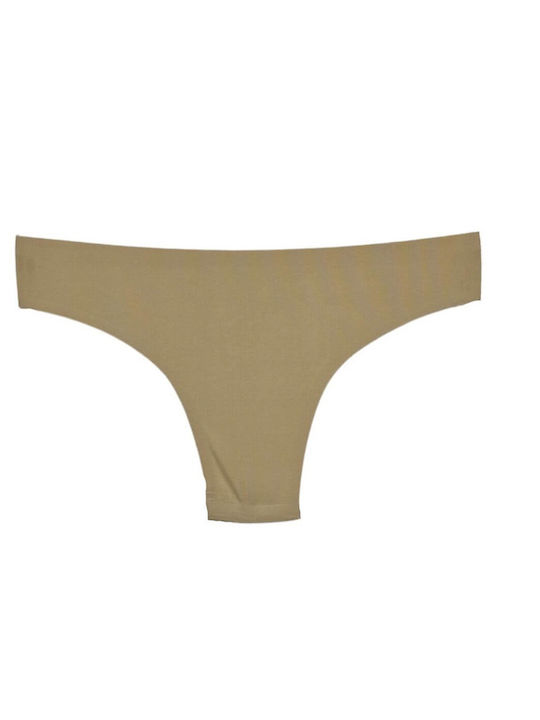 Femeie Brazilia fără cusături Beige