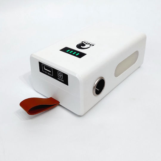 SCK Lithium Battery 12ah With Output Ports 12v And Usb in White Color