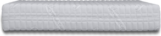Ypnos Aphrodite Fast Memory Double Ergonomic Mattress Memory Foam Double-Sided 150x190cm with Independent Springs