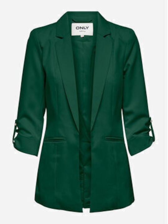 Only Women's Blazer Dark Green