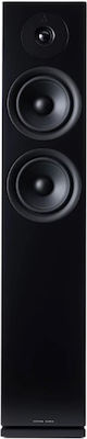 Argon Audio Forus 55 Pair of Hi-Fi Speakers Floor 2 No of Drivers W17xD26.6xH86cm. Black