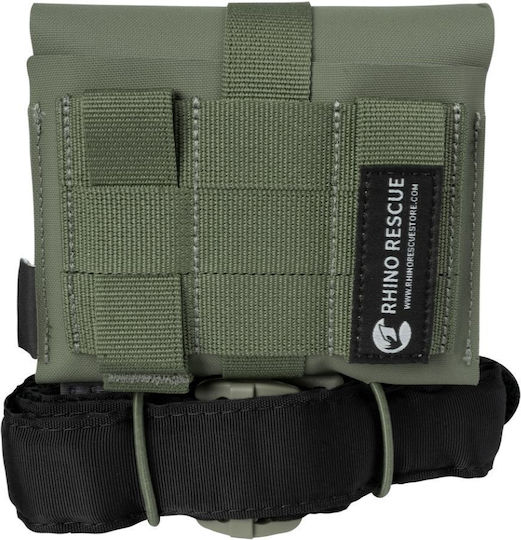 Rhino Rescue Military Pouch Belt made of Cordura Green