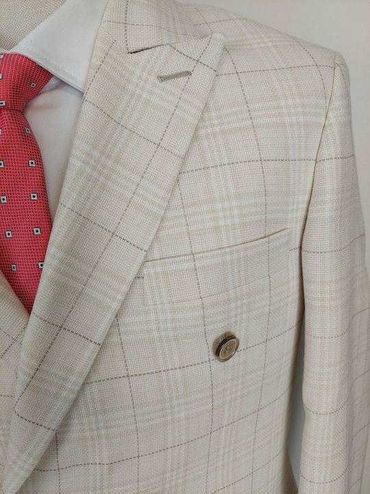 Bizzaro Men's Suit Jacket light beige