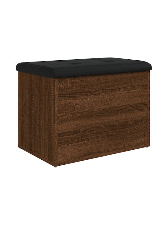 Stool For Living Room With Storage Space Wooden Coffee 62x42x45cm
