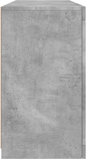 Μπουφές Ξύλινος Γκρι 142.5x37x67cm