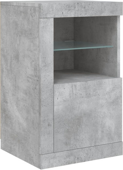 Μπουφές Ξύλινος Γκρι 142.5x37x67cm