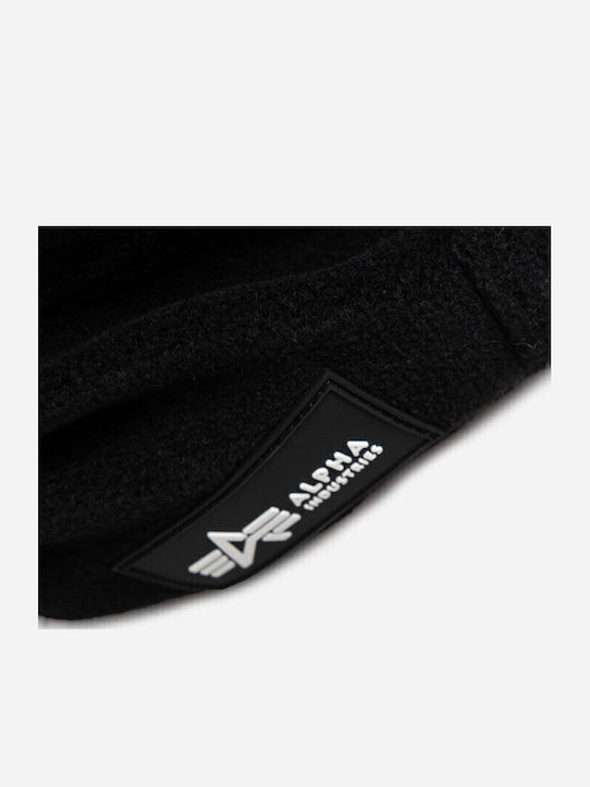 Full Face Fleece Σκούφος Πλεκτός σε Μαύρο χρώμα