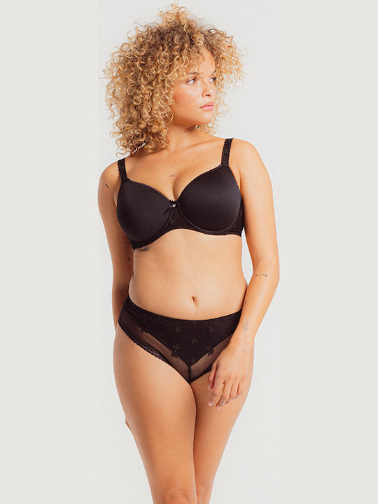 Negru Minimizer Sutien cu Baloane