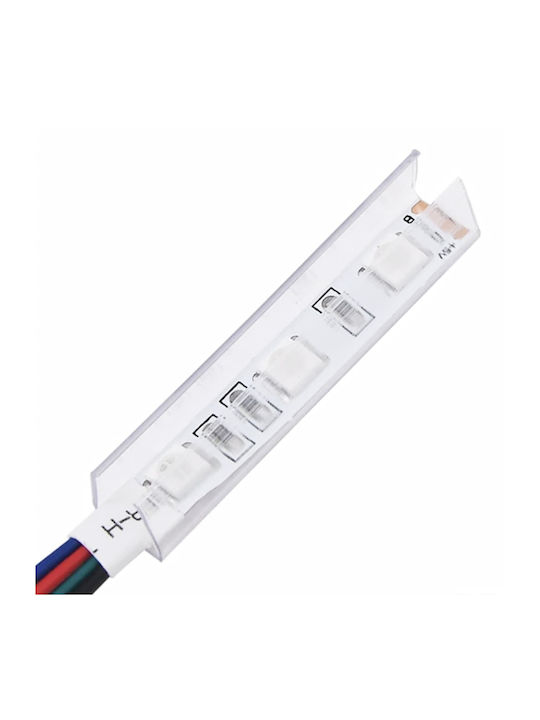Βιβλιοθήκη με LED Καπνιστή Δρυς 60.5x37x100εκ.