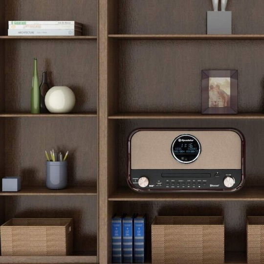 Roadstar Soundsystem 1 HRA-1782ND+BT/WD 30W mit CD / Digitale Medien Player und Bluetooth Braun