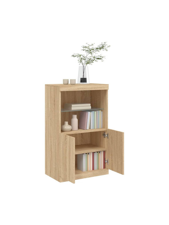 Sideboard Wooden Sonoma Oak 60.5x37x100cm