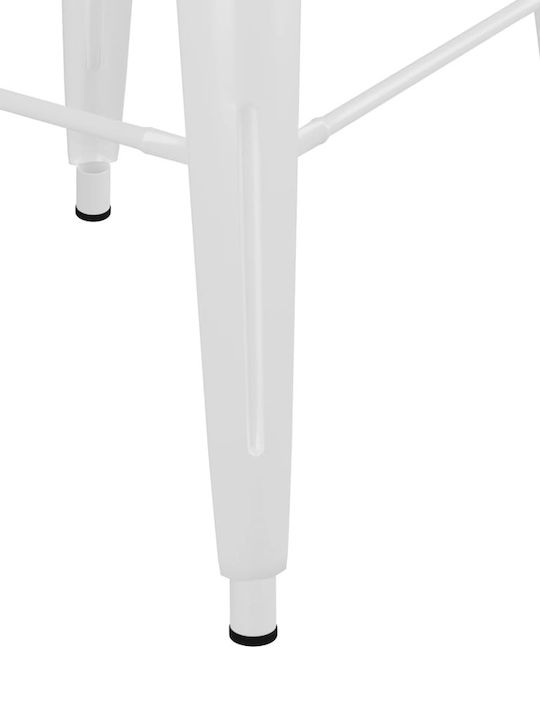 vidaXL Outdoor Bar Set 7 Pieces White