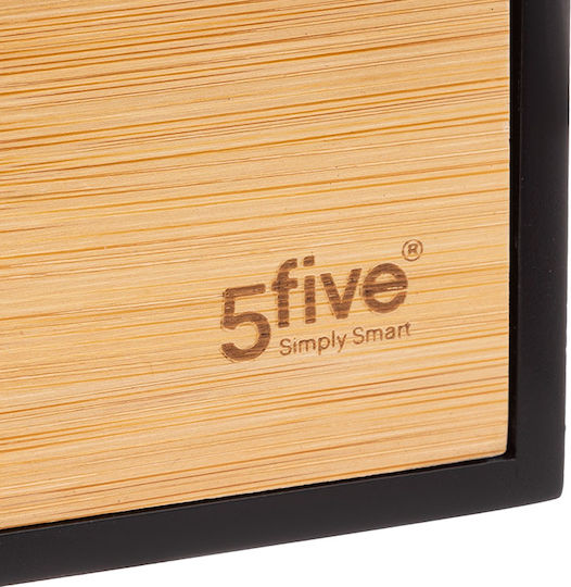 5Five Wooden Desktop Drawer 3 Positions 25x16x32cm Black