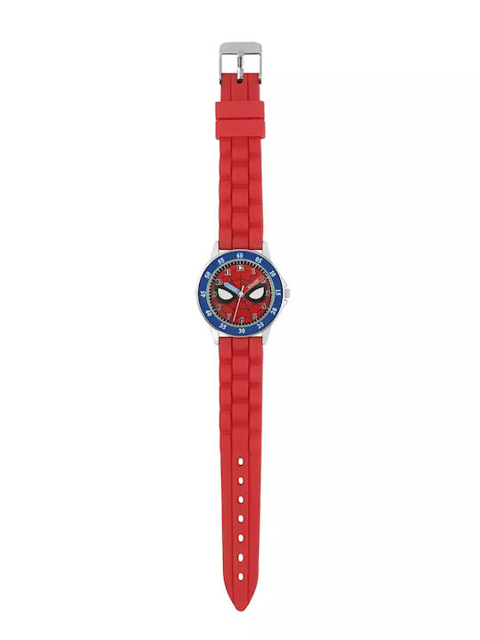Disney Παιδικό Αναλογικό Ρολόι Time Teacher Κόκκινο