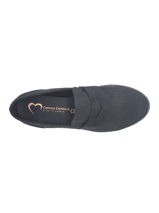 Pegabo Women's Moccasins in Black Color