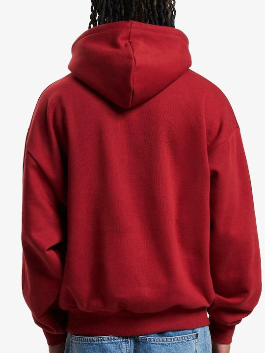 Karl Kani Herren Sweatshirt mit Kapuze Dark Red