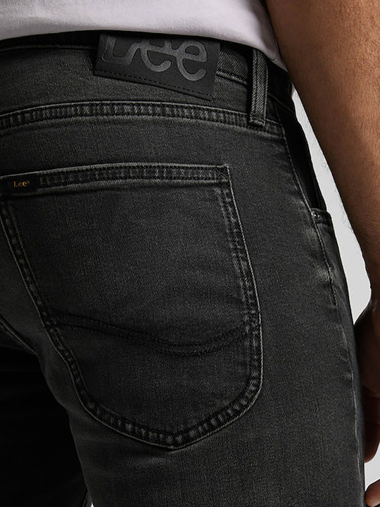 Luke Men's Jeans Pants with Slim Tapered Fit Anthracite