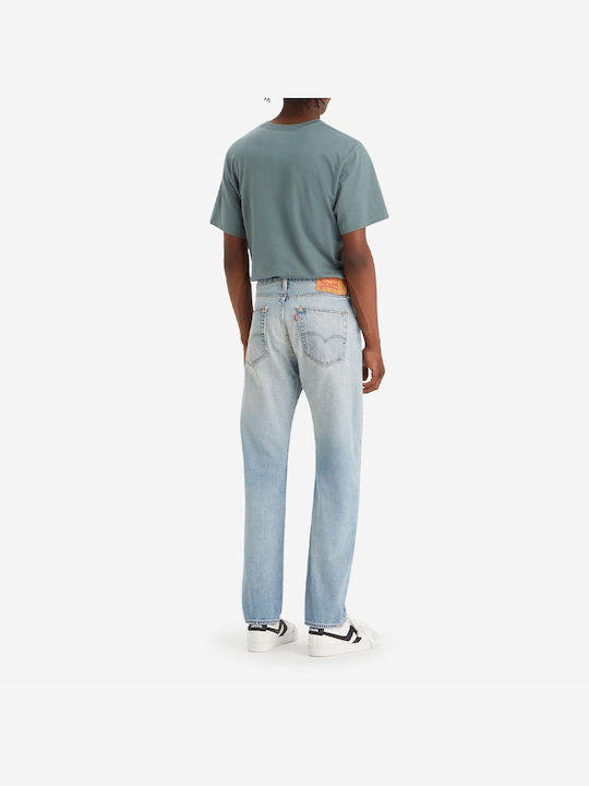 Levi's Pantaloni de Bărbați din Jean în Linie Dreaptă Indigo deschis