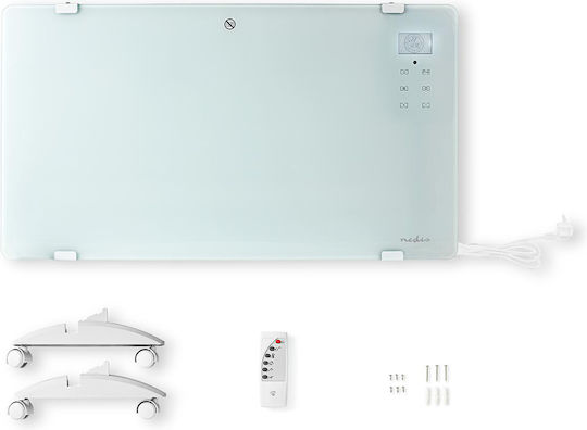 Nedis Конвектор Подов 2000W с Електронен Термостат и WiFi 83x52см Бял
